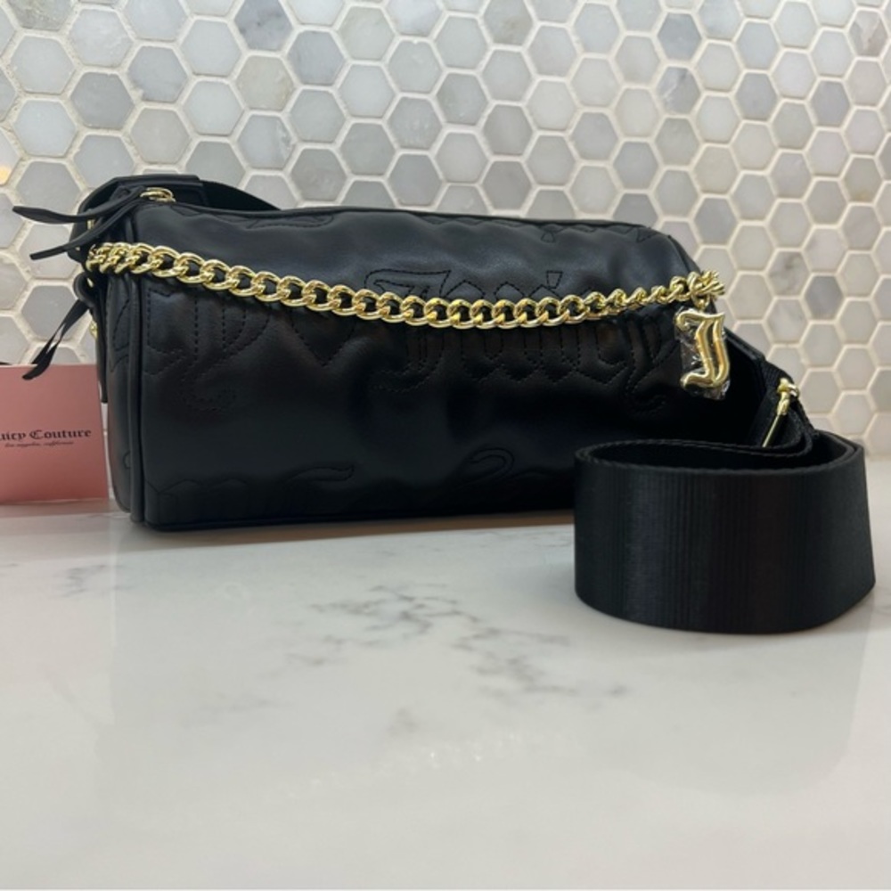 NWT Juicy Couture Barrel Bag 🖤 Wrapped Charm